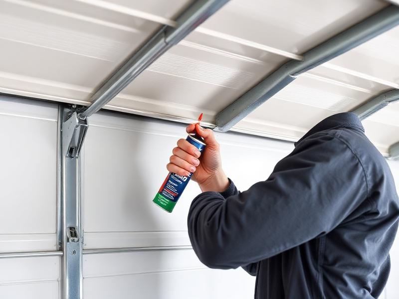 Professional garage door maintenance service
